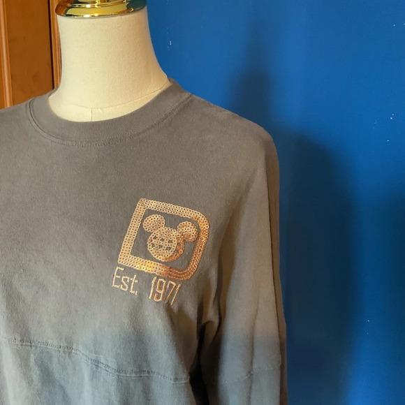 Walt Disney World Briar Rose Gray and Rose Gold Spirit Jersey. Size Medium - Picture 2 of 8